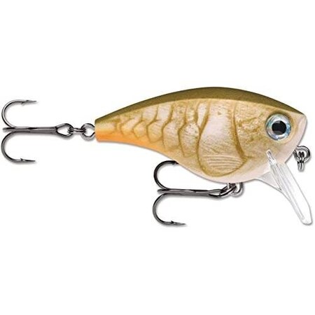 Rapala Bx Mid Brat 05 Balsa Core, 2 12, 716 Oz Running Depth 5', Vmc 4 Trebles, Bone Craw BXMB05BOC